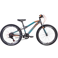 Велосипед 24 Formula FOREDD 12,5 антрацитово-оранжево-бирюзовый 2021 