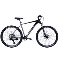 Велосипед (29) Formula ZEPHYR 1.0 AM HDD 21 чорно-сріблястий 2024
