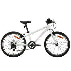 Велосипед (20) Leon GO 7 speed Vbr 10 белый с розовым 2024