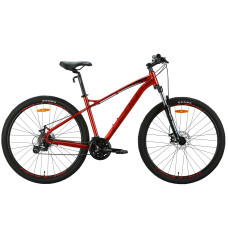 Велосипед 29 Leon TN-90 AM Hydraulic lock out DD 18 красный с черным 2024