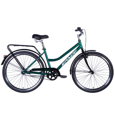 Велосипед (26) SPACE VOYAGER (049) тормозная 17 зеленый с багажником задн с крылом 2024