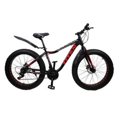 Велосипед 26*4 Crossover FT 2021 17 чорно-червоний