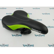 Седло вело спортивное "Avanti"  черно-зеленое mod:6630