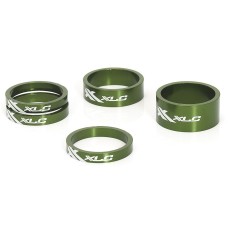 Проставочные кольца, XLC AS-A02, 1 1/8", темно-зеленые