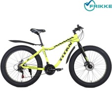 Велосипед 26*4 Crossover FT 2021 17 оранжево-чорний