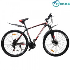 Велосипед 27,5 Racer 2021 19 чорно-червоний