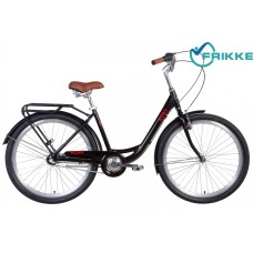 Велосипед 26 Dorozhnik RUBY плаНемає. 17 темно-червоний з багажн 2022 SHIMANO NEXUS