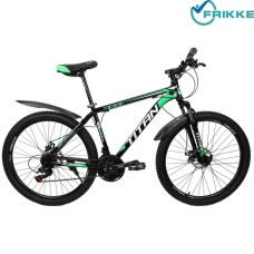 Велосипед 27,5 Energy 2021 17 черно-зелено-белый