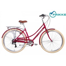 Велосипед 28 Dorozhnik SAPPHIRE трещотка 19 алый с багажн 2021 