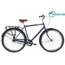  Велосипед 28 Dorozhnik COMFORT MALE Velosteel 22 чорний з багажн 2021
