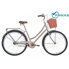 Велосипед 28 Dorozhnik TOPAZ 19,5 коричневый с корзин 2021 