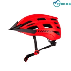 Шлем подростковый Ghost красный с черным 54-58см