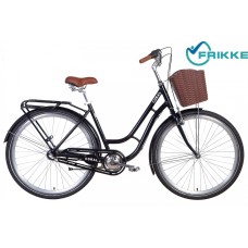 Велосипед 28 Dorozhnik CORAL планет. 19 рубиновый с багаж с крылом с корзин 2021 