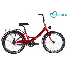 Велосипед 24 Formula SMART Vbr 15 вишневый с багаж с фонарём 2021 