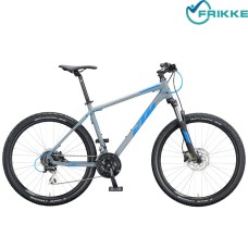 Велосипед 29 KTM CHICAGO DISC, рама S, сіро-синій, 2020