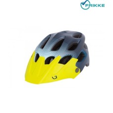Шлем Green Cycle Slash 58-61см синий-голубой-желтый матовый