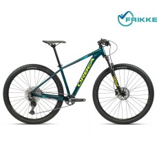 27,5 Велосипед Orbea MX20 27 S 2021 зелёно-желтый