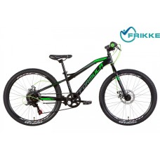  Велосипед 24 Formula FOREDD 12,5 чорно-зелено-сірий 2021