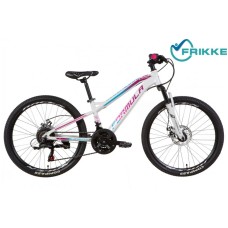 Велосипед 24 Formula BLACKWOOD 2.0 AM DD 12,5 бело-фиолетово-голубой 2021 