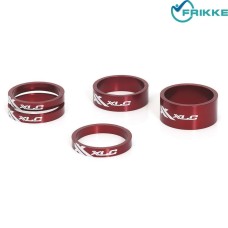 Проставочные кольца, XLC AS-A02, 1 1/8", красные