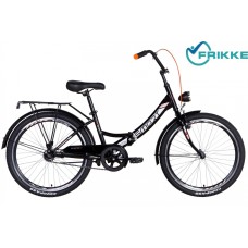 Велосипед 24 Formula SMART Vbr 15 черно-оранжевый с багаж с фонарём 2021 