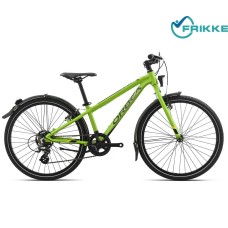 24 Велосипед Orbea MX 24 PARK 2019 зелено-желтый