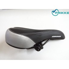 Седло велосипедное спортивное "Ardis"  черно-серое mod:6690