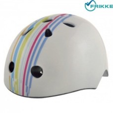 Шлем детский BELLELLI STRIPS size-M графити белый