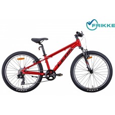  Велосипед 24 Leon JUNIOR AM Vbr 12 червоний 2021