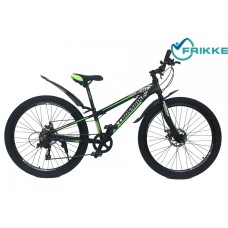 Велосипед 26 Blast 2021 Rigid Рама 11 чорно-зелений
