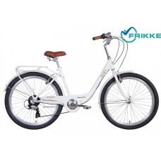 Велосипед 26 Dorozhnik RUBY трещотка 17 белый с багажн 2022