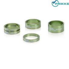 Проставочные кольца, XLC AS-A02, 1 1/8", светло-зеленые