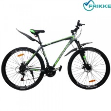 Велосипед 27,5 Racer 2021 19 серо-зеленый