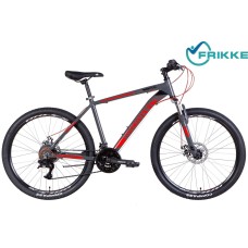 Велосипед 26 Discovery BASTION AM DD 18 серо-красный 2022