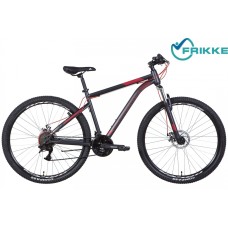 Велосипед 27,5 Discovery TREK AM DD 17,5 серо-красный 2022 