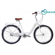 Велосипед 26 Dorozhnik RUBY планет. 17 белый с багажн 2021 