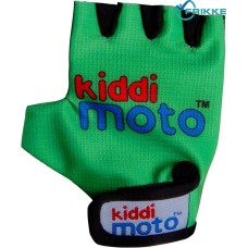 Перчатки детские Kiddimoto на 2-4 года неоновые зелёные S