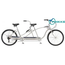 Велосипед 26 Schwinn TANGO Tandem серый 2019