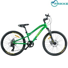 Велосипед 24 Spirit Flash 4.2 рама Uni, зелёный/матовый, 2021