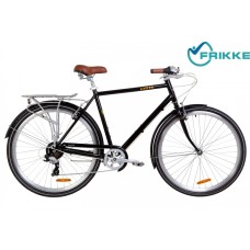 Велосипед 28 Dorozhnik AMBER DD 22 темно-серый багаж, крылья 2022 