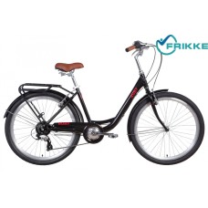 Велосипед 26 Dorozhnik RUBY трещотка 17 темно-красный с багажн 2022