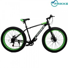 Велосипед 24*4 Tank 16 чорно-зелений