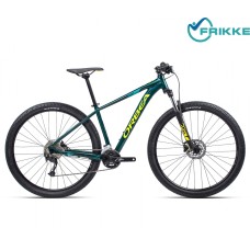 27,5 Велосипед Orbea MX40 27 M 2021 зелёно-желтый